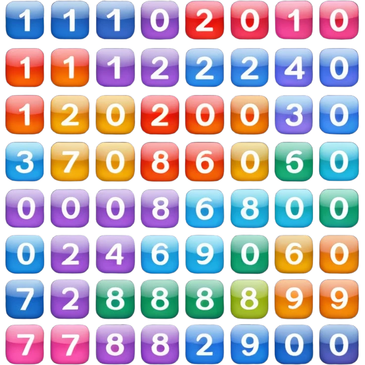 1 to 100
numbers emoji