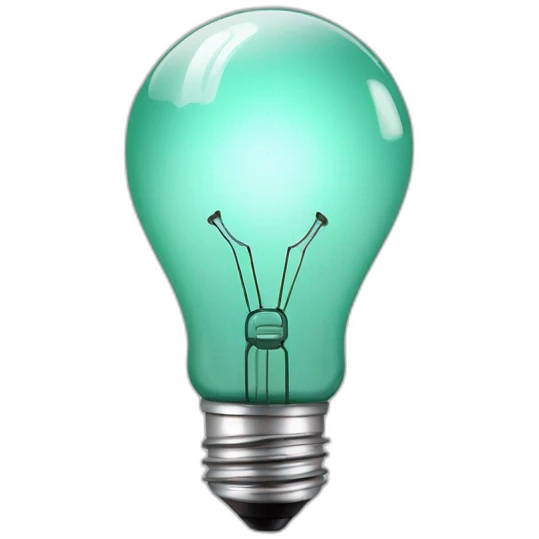 light bulb with brain idea emoji