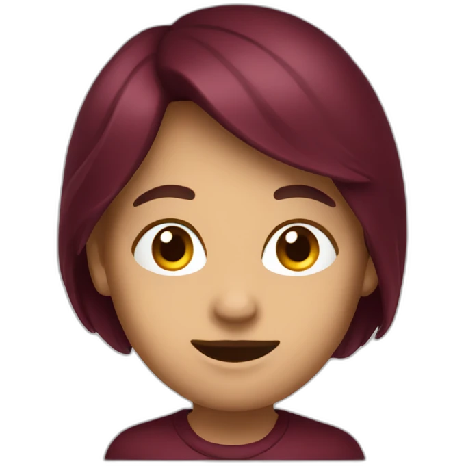 burgundy emoji