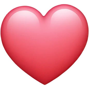 Light pink and red heart emoji