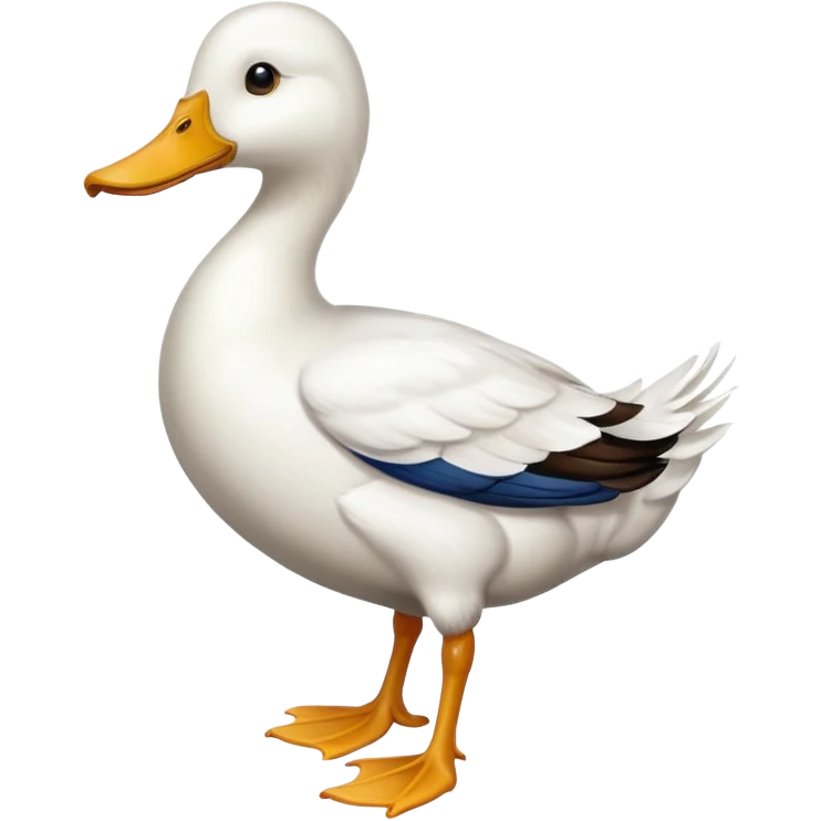 very long duck emoji