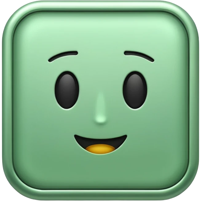 wall pin,doc pin, light green emoji