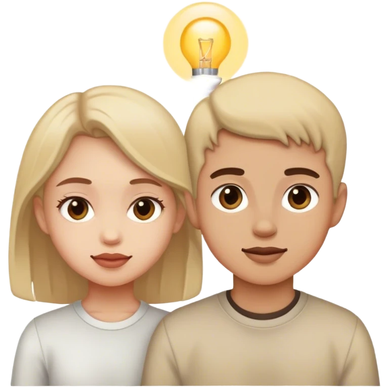 Girl and boy emoji