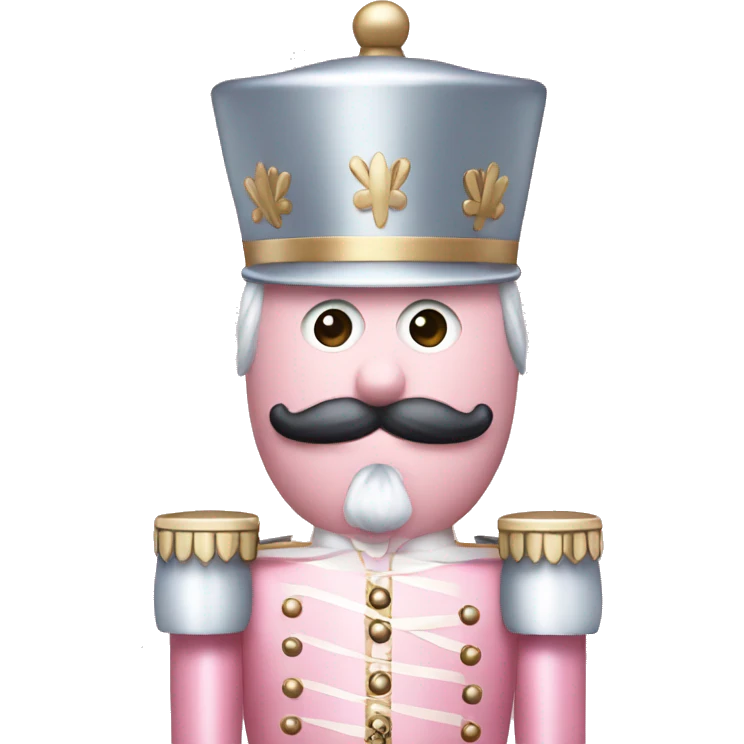 pastel pink nutcracker emoji