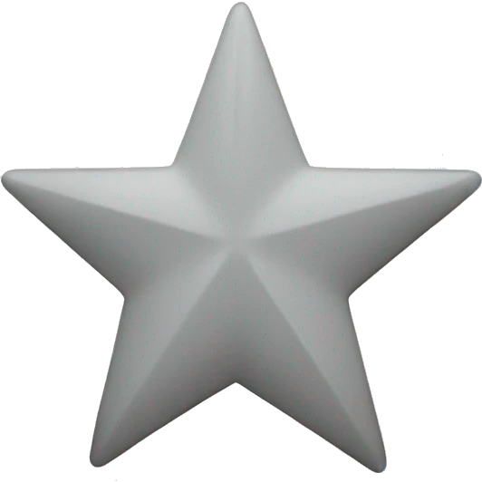 Light Grey star  emoji