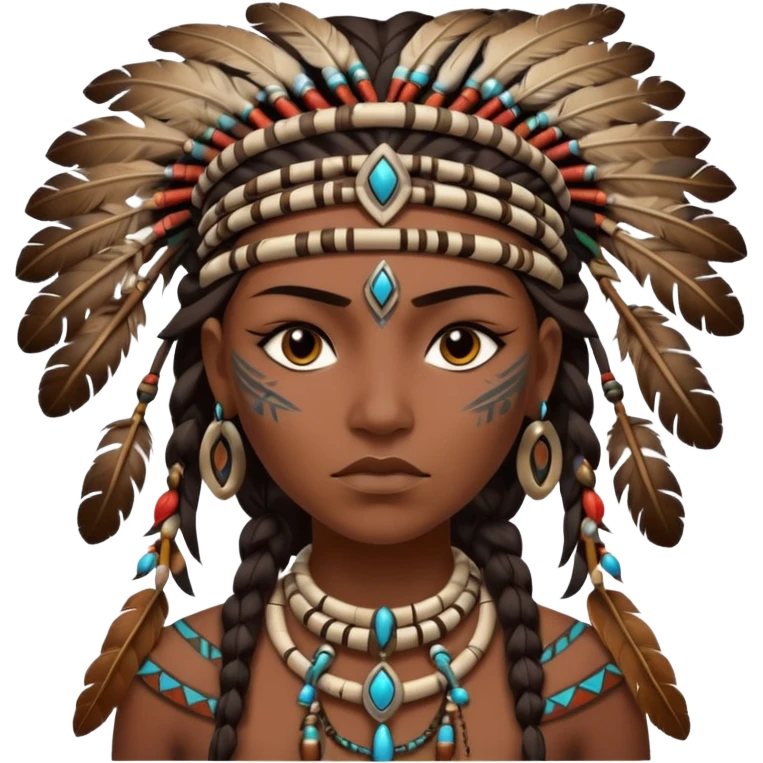 elemental tribal woman emoji