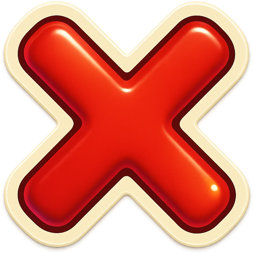 Cross Mark emoji