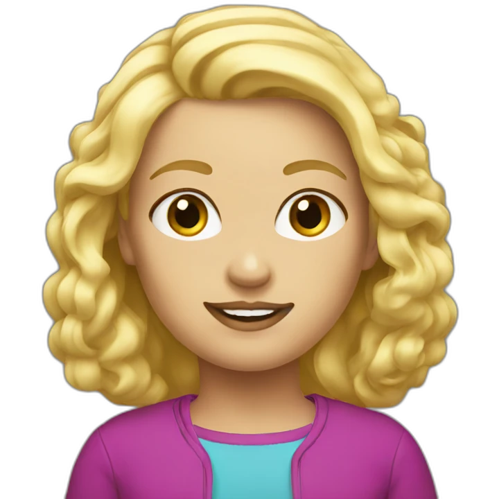 Grosse blonde  emoji