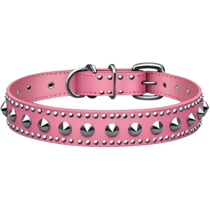 cat collar pink coloured without cat emoji