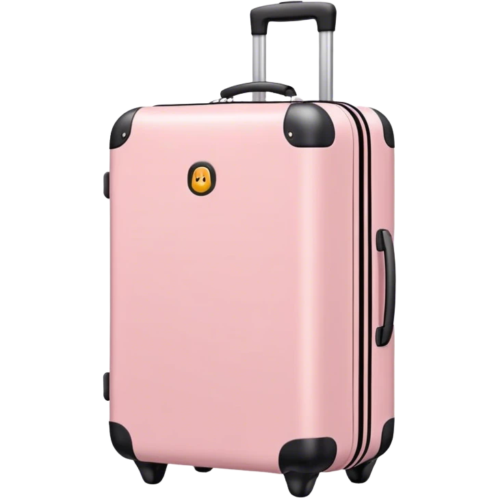 light pink vertical luggage  emoji