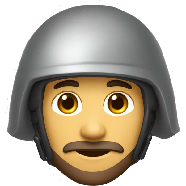 Calabera con casco y capucha emoji
