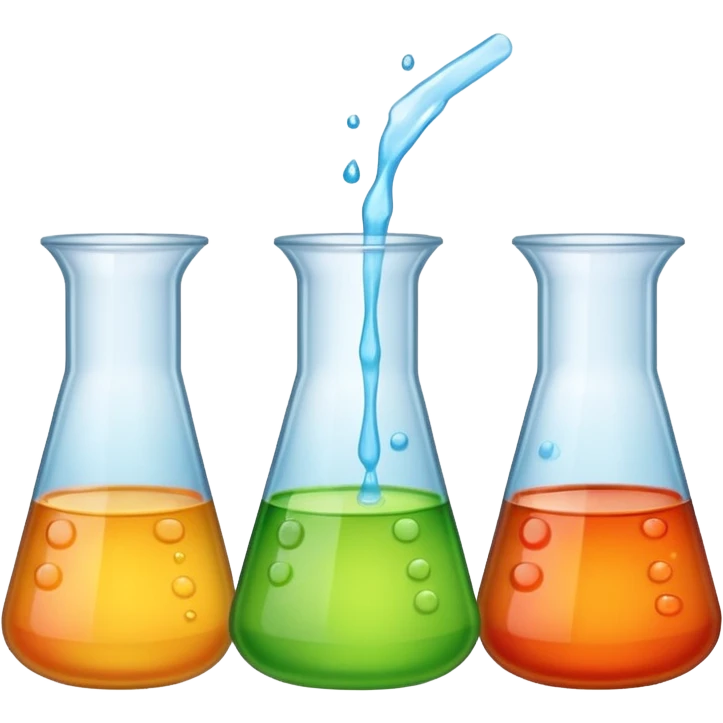 Beakers with liquid emoji