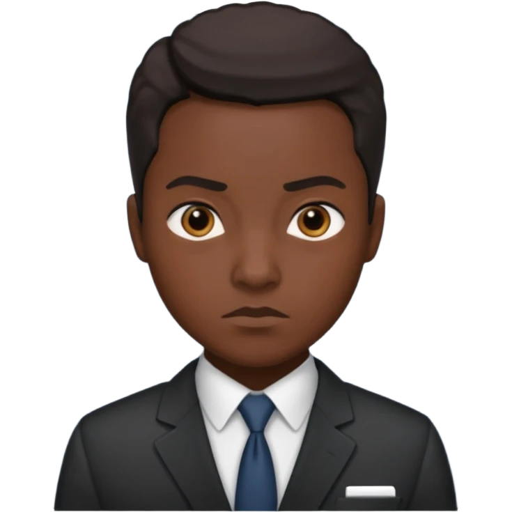 Agente Negro de auditoria/explicação emoji