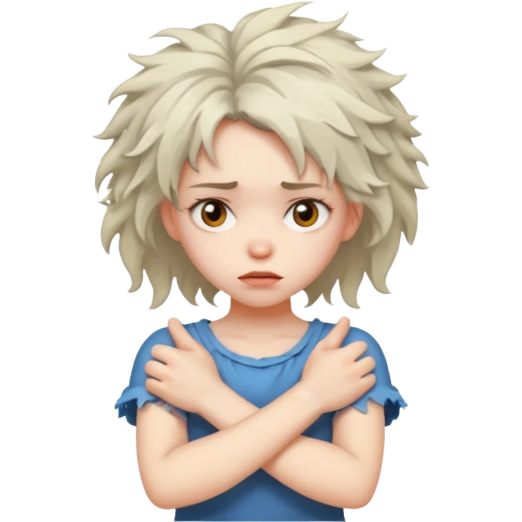 Mad girl with crossed arms  emoji