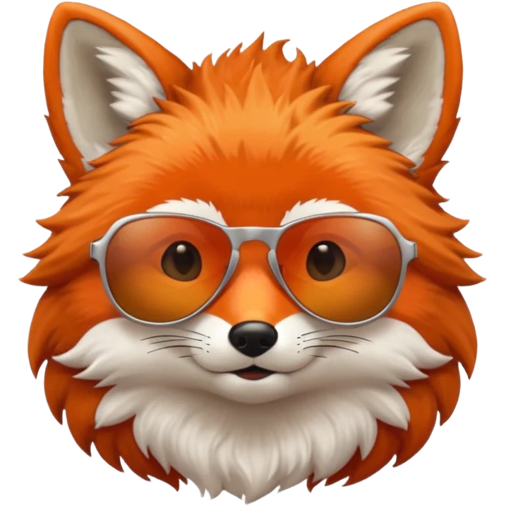 fox with sunglasses emoji