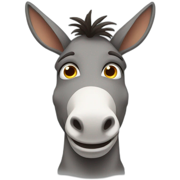 funny donkey emoji