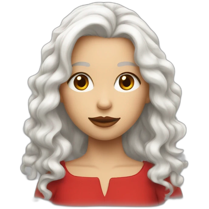 Fille blanche au cheveux rouge emoji