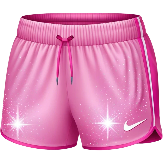 sparkle pink nike shor emoji