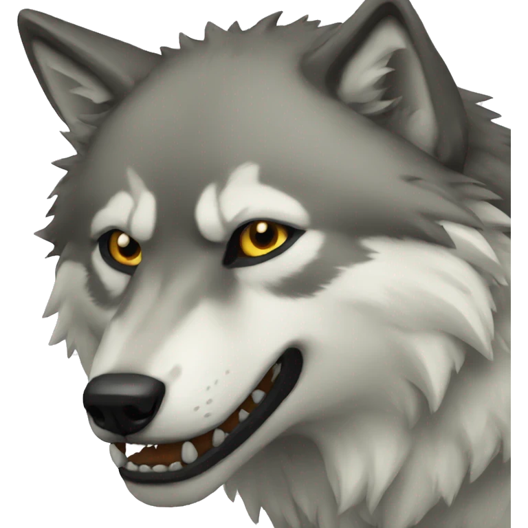 Death wolf emoji