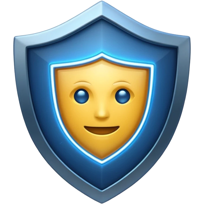 generate cyber shield emoji and different symbols emoji