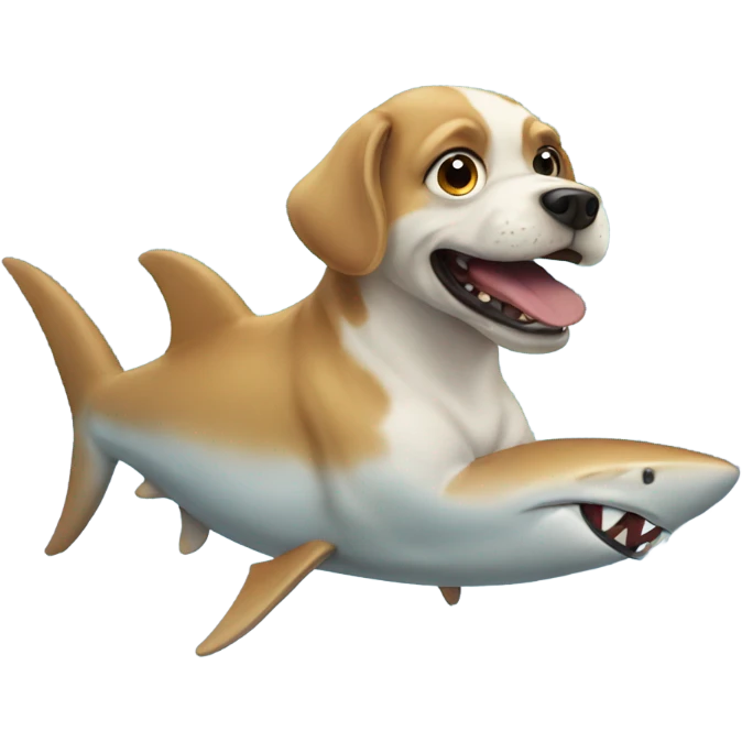 dog on the shark emoji