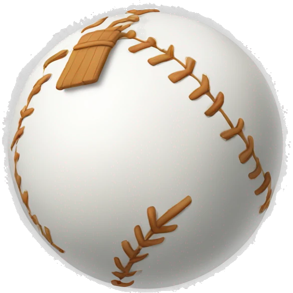 white ball flying fast emoji
