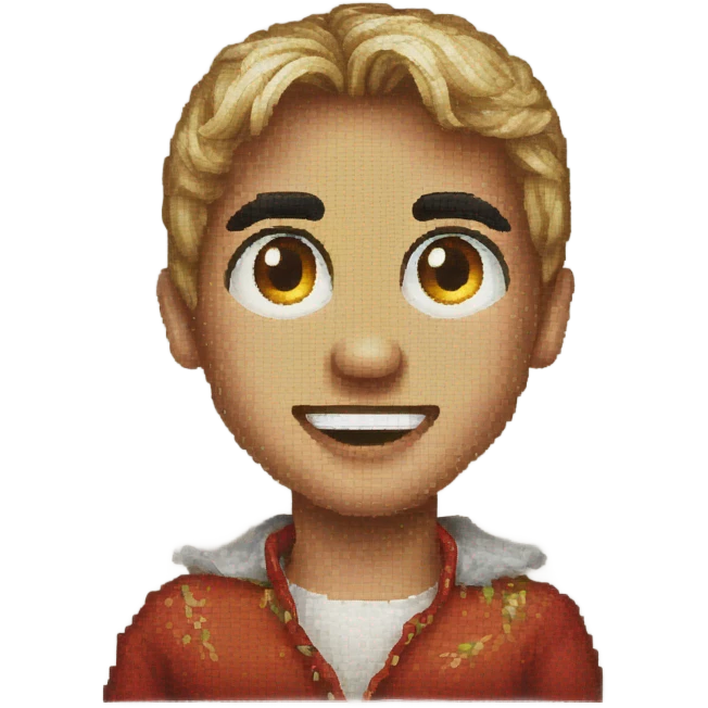 Cross stitch  emoji