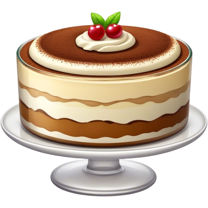 Tiramisu dessert emoji