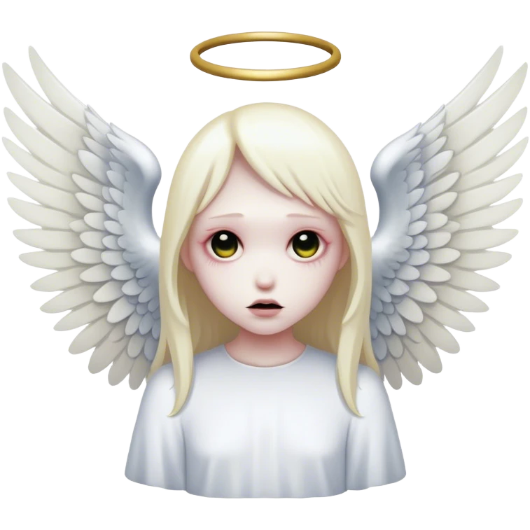 analogue horror faceless angelic monster  emoji