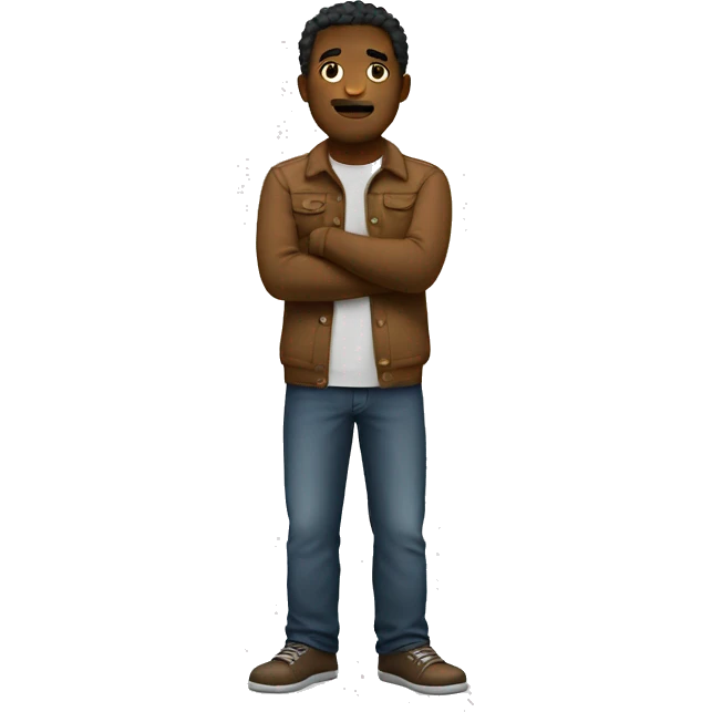 standing up cuddle emoji