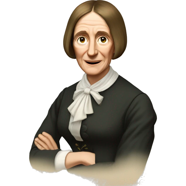 George Eliot (real name Mary Ann Evans) british writer emoji