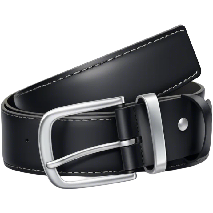 Black leather belt emoji