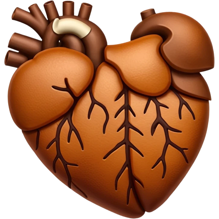 Make human liver iPhone emoji style emoji