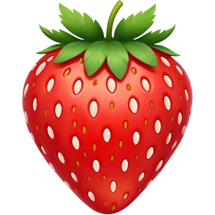 Strawberry image in professional look emoji