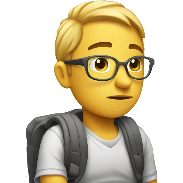 Lazy students emoji