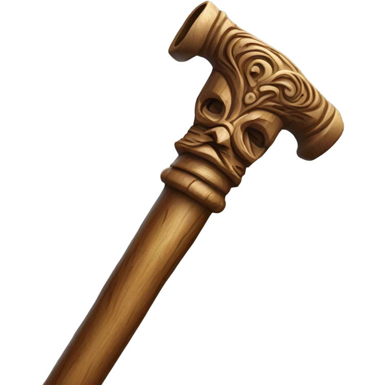 Walking stick emoji