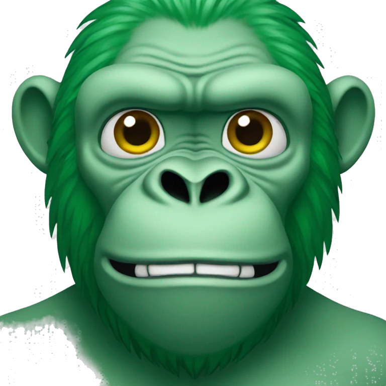 green gorilla emoji