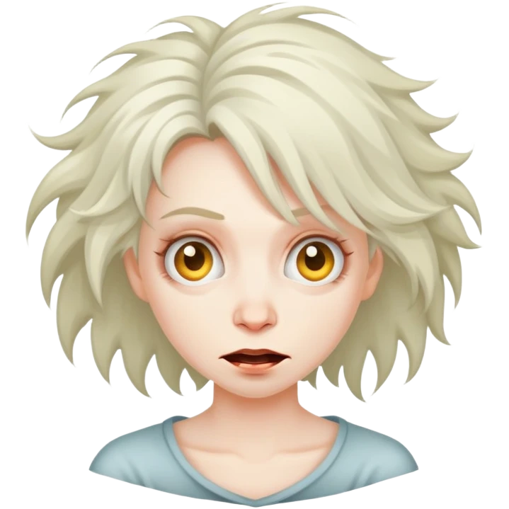 crazy lady emoji
