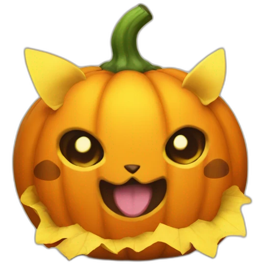 pumkin pikatchu emoji