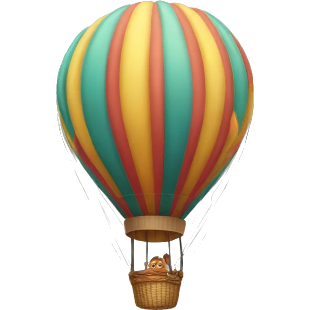 hot air balloon emoji
