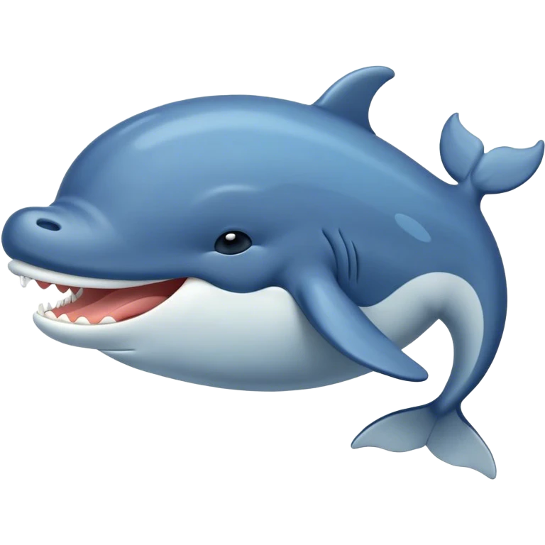 Cinematic Cute Yawning Humpback Whale Portrait Emoji, Head tilted slightly with a dramatic, wide-open yawn, showcasing a massive yet gentle blue-gray body with gently rippling baleen plates and sleepy, half-closed eyes, Simplified yet irresistibly adorable features, highly detailed, glowing with a soft, cozy marine glow, high shine, relaxed yet expressive, stylized with a dash of whimsical deep-sea charm, soft glowing outline, capturing the essence of a drowsy yet affectionate humpback whale that appears ready to drift into a deep-sea slumber! emoji