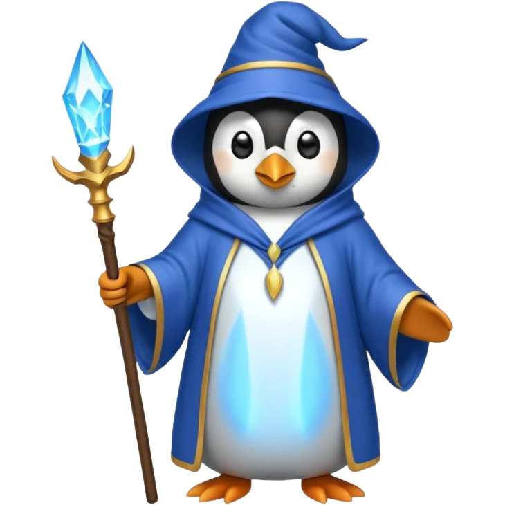 Penguin Wizard emoji