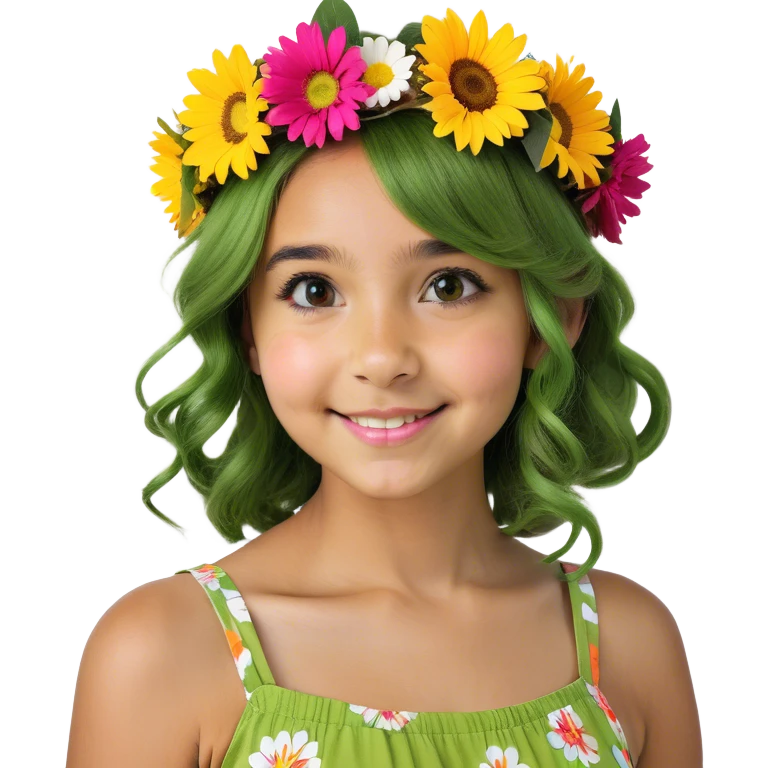 realistic portrait of a girl emoji