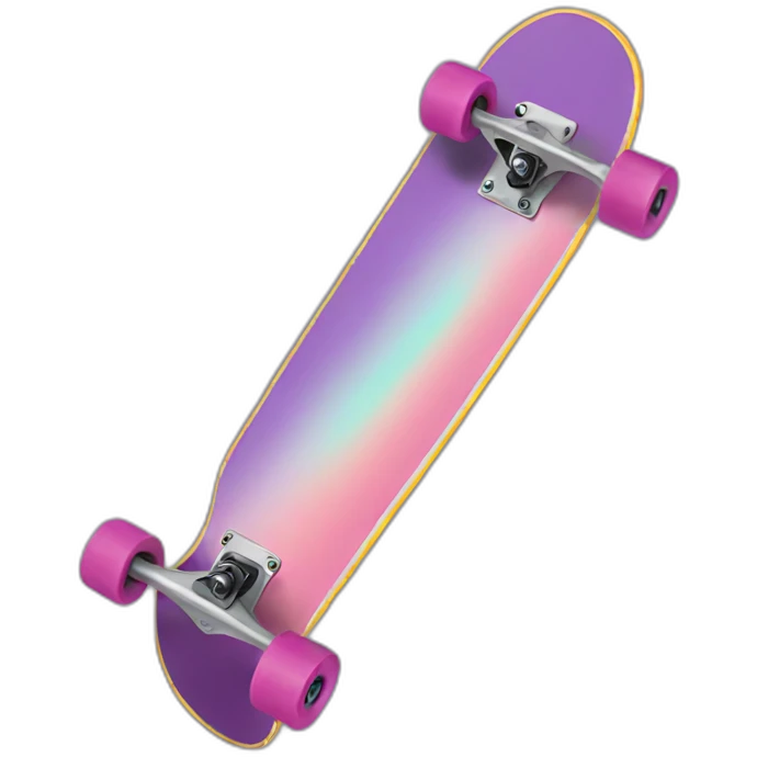 Floating skateboard emoji