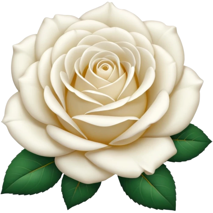 white rose emoji