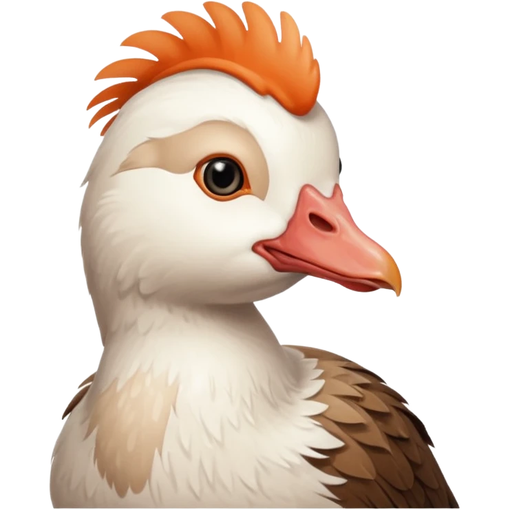 Hen goose
 emoji