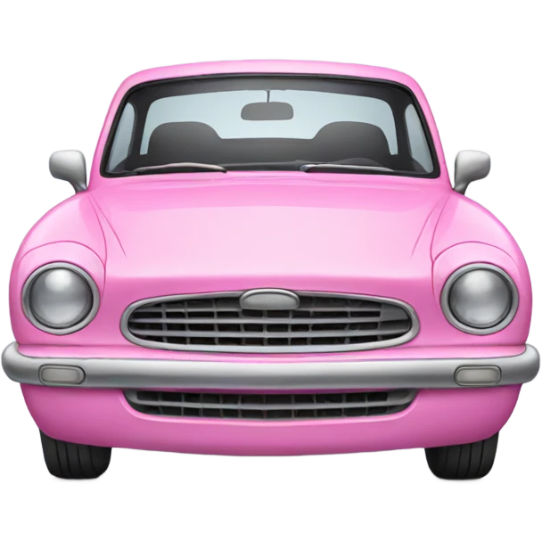 Pink car emoji