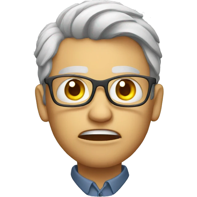 teacher being mad  emoji