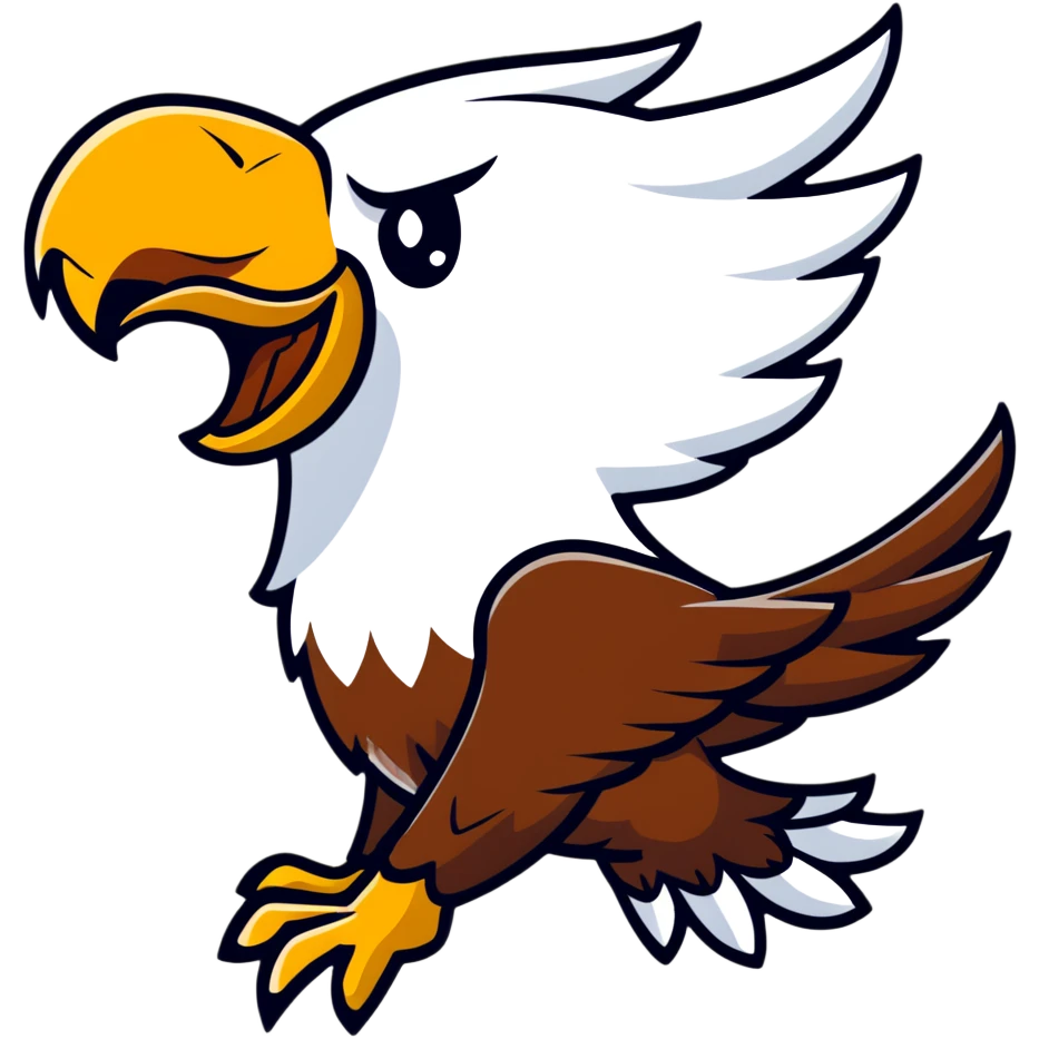 A Eagle emoji