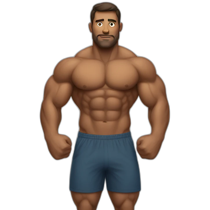 Homme qui fait de la musculation emoji